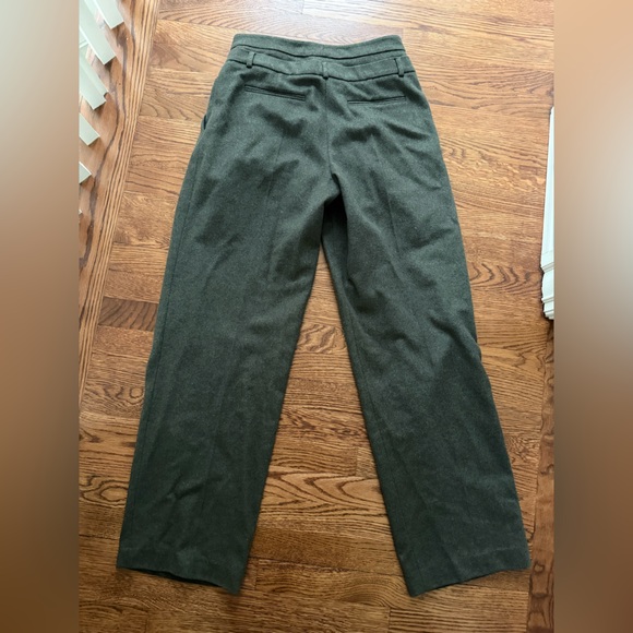 PAUL & JOE Wool Cashmere Trousers Pants Wide Leg Pleated High Rise Retro 40 US 8 - Picture 3 of 7